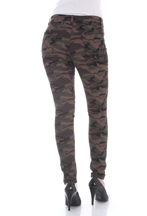 6363 Kamuflaj Dar Paça Pantolon