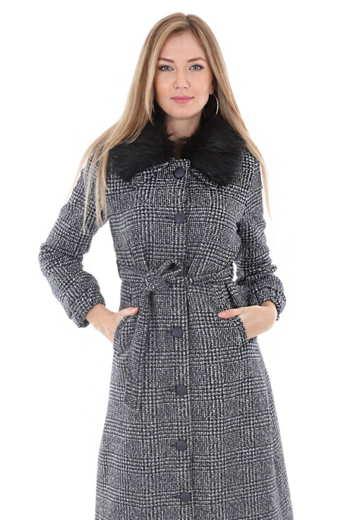 9046 Kürklü Kaşe Kaban