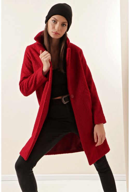 9082 Oversize Kaşe Kaban