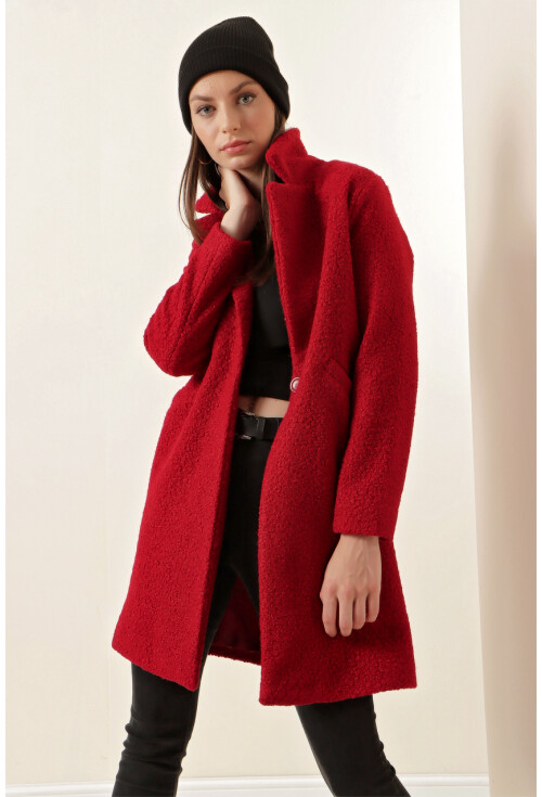 9082 Oversize Kaşe Kaban