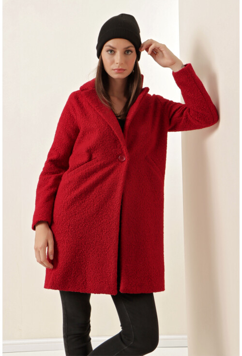 9082 Oversize Kaşe Kaban