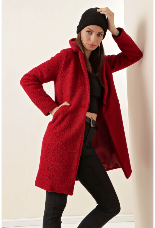 9082 Oversize Kaşe Kaban