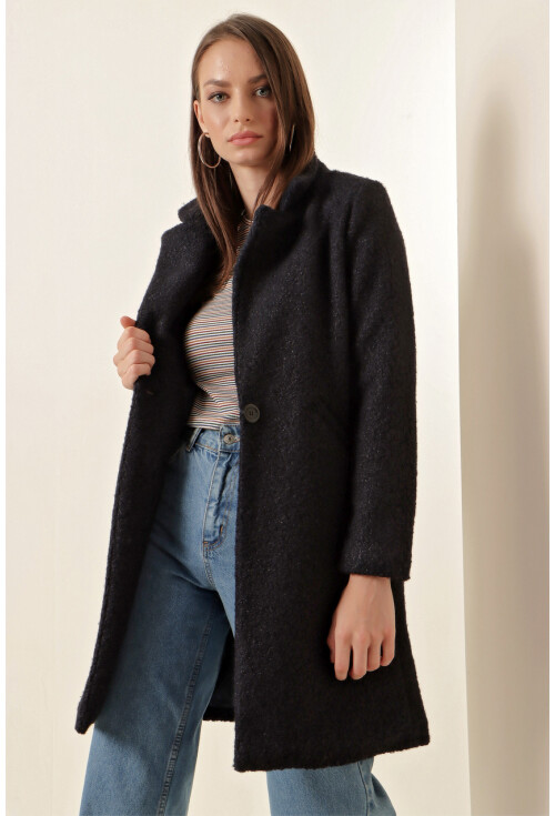 9082 Oversize Kaşe Kaban