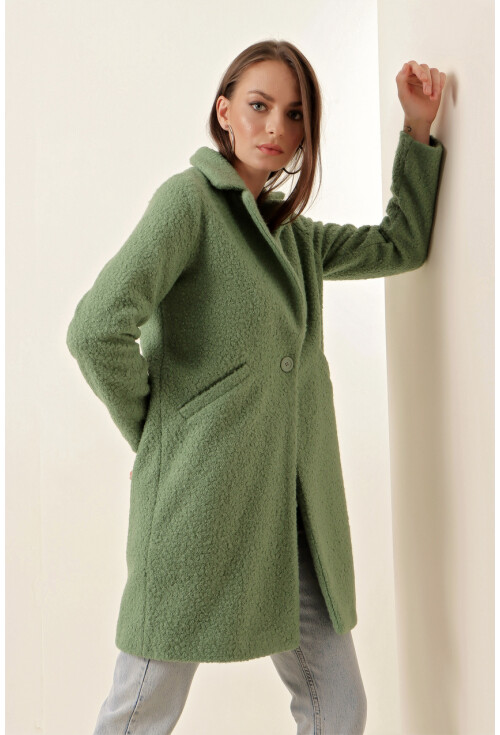 9082 Oversize Kaşe Kaban