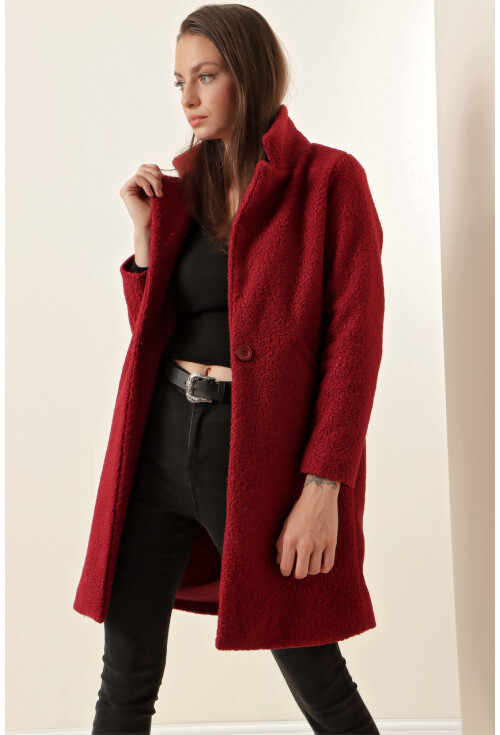9082 Oversize Kaşe Kaban
