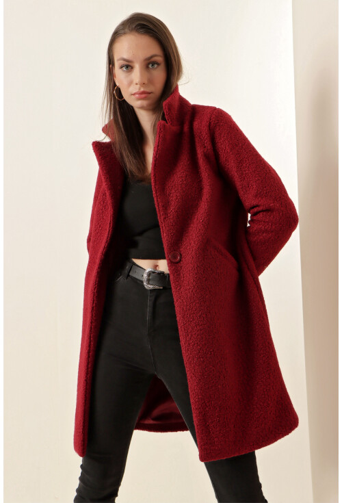 9082 Oversize Kaşe Kaban