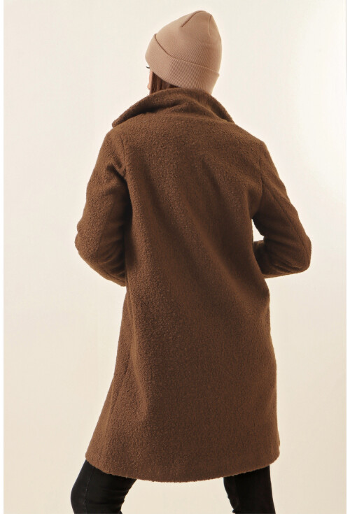 9082 Oversize Kaşe Kaban