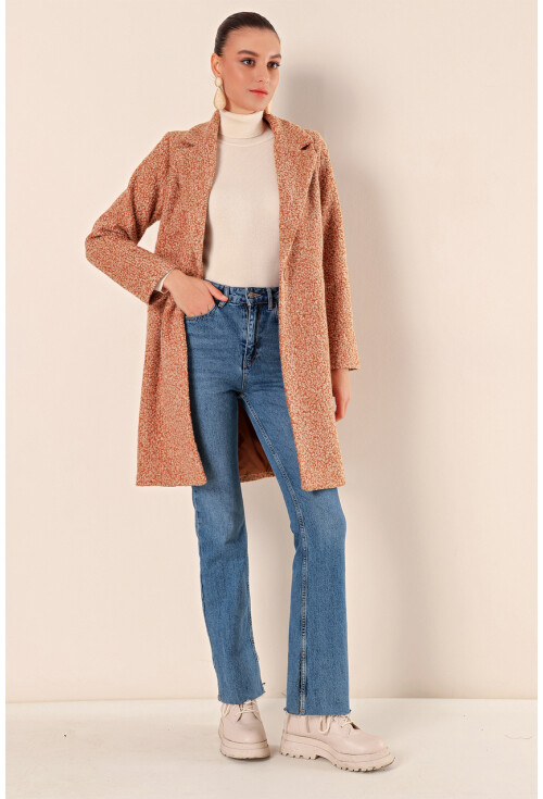 9082 Oversize Kaşe Kaban