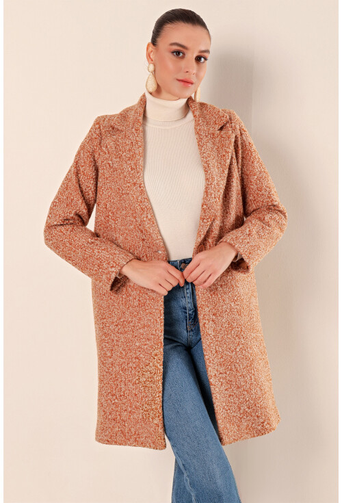 9082 Oversize Kaşe Kaban