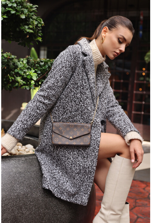 9082 Oversized Wool Coat