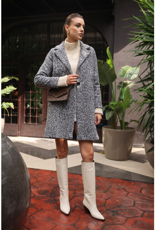 9082 Oversized Wool Coat
