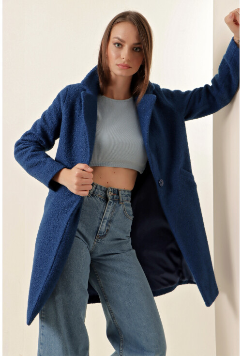 9082 Oversize Kaşe Kaban