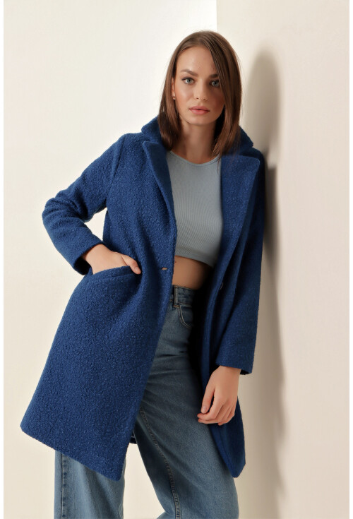9082 Oversize Kaşe Kaban