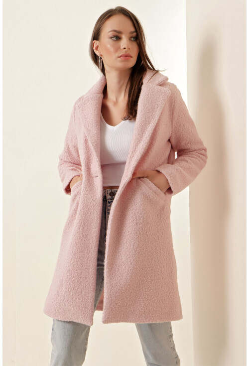 9082 Oversize Kaşe Kaban