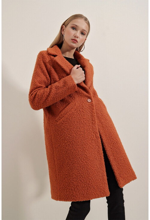 9082 Oversize Kaşe Kaban