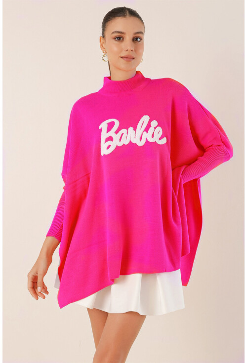 15783 Split Poncho Sweater