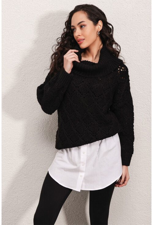 1888 Sweatshirt Ve Kazak Altı Gömlek Etek