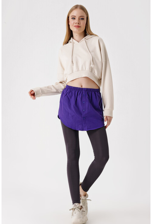 1888 Sweatshirt And Sweater Under Skirt