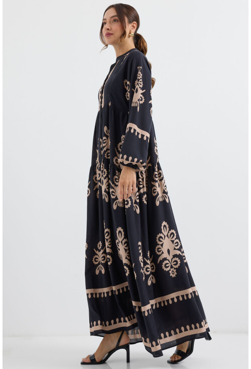 2423 Authentic Patterned Dress