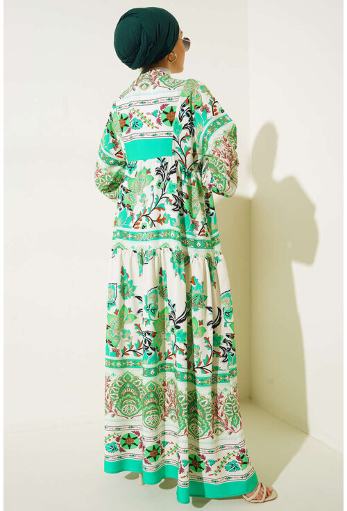 2423 Authentic Patterned Dress