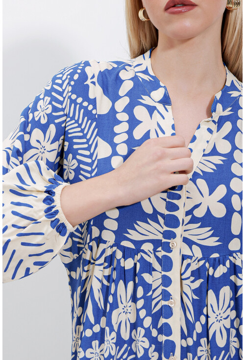 2423 Authentic Patterned Dress