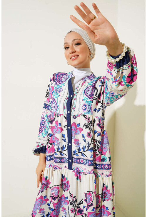 2423 Authentic Patterned Dress