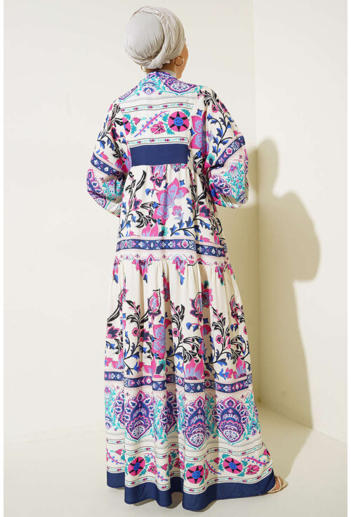 2423 Authentic Patterned Dress