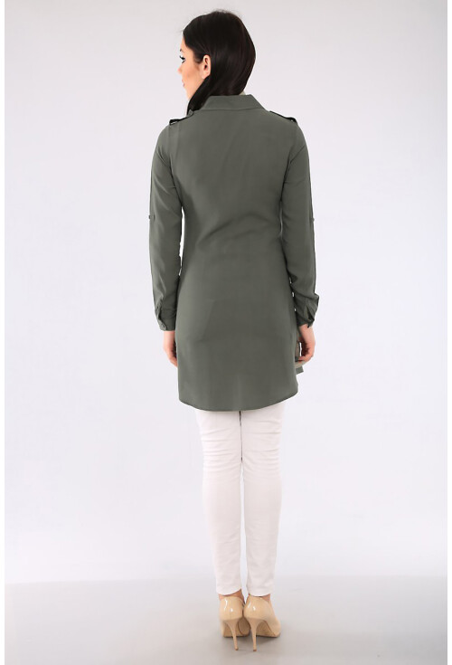 3422 Şerit Detaylı Tunik