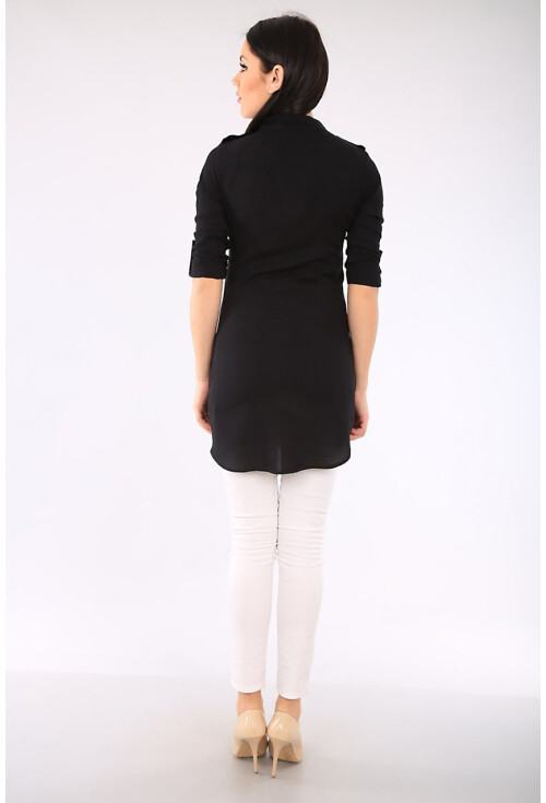 3422 Şerit Detaylı Tunik