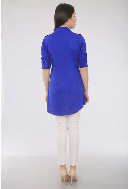 3422 Şerit Detaylı Tunik
