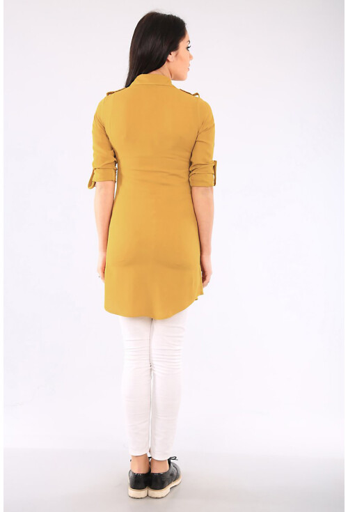 3422 Şerit Detaylı Tunik