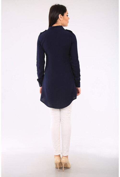 3422 Şerit Detaylı Tunik
