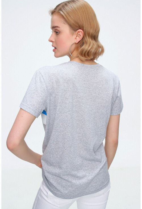 4286 Nasa Baskılı Tshirt