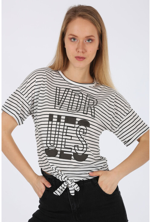 4292 Vdr Baskılı T-Shirt