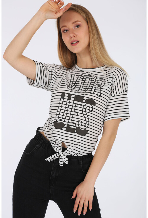 4292 Vdr Baskılı T-Shirt