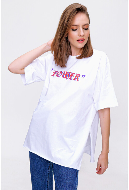4297 League Baskılı T-Shirt