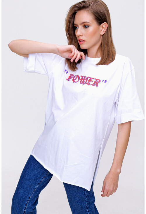 4297 League Baskılı T-Shirt