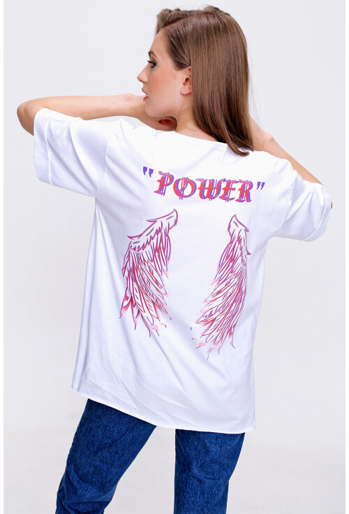 4297 League Baskılı T-Shirt