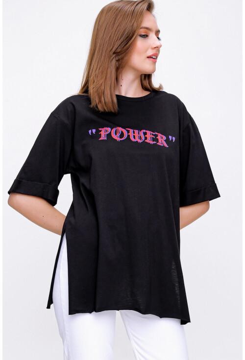 4297 League Baskılı T-Shirt