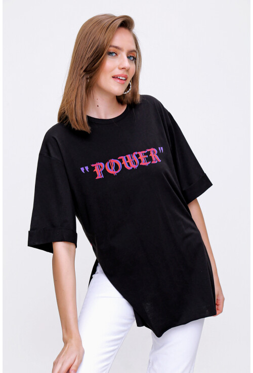 4297 League Baskılı T-Shirt