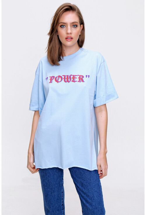 4297 League Baskılı T-Shirt