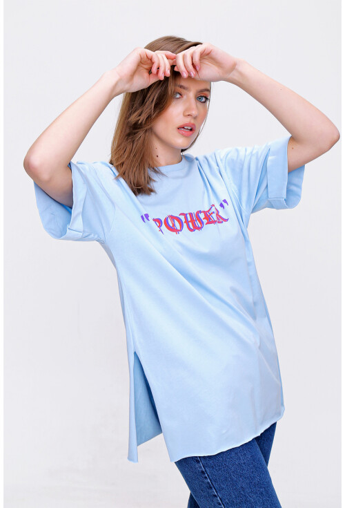 4297 League Baskılı T-Shirt