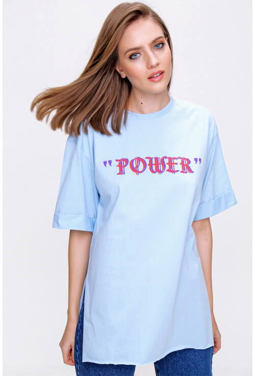 4297 League Baskılı T-Shirt