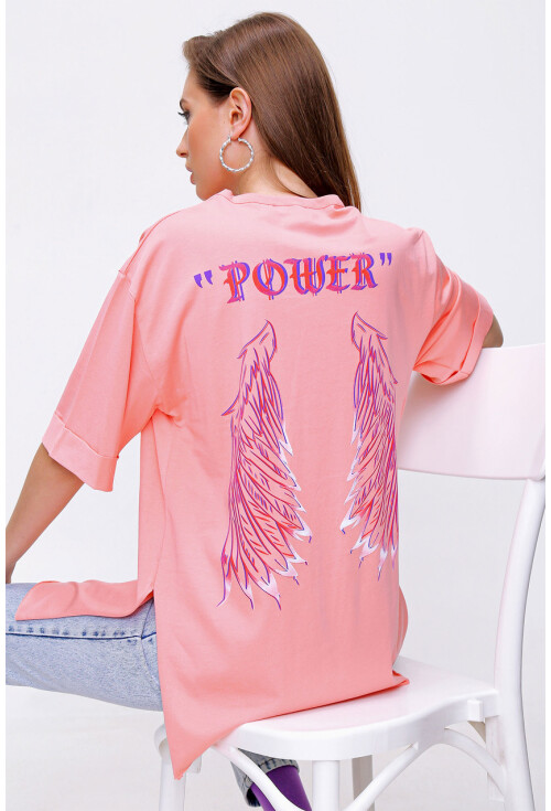 4297 League Baskılı T-Shirt