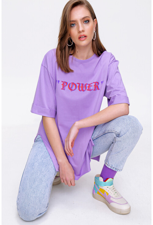 4297 League Baskılı T-Shirt