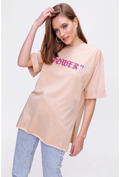 4297 League Baskılı T-Shirt