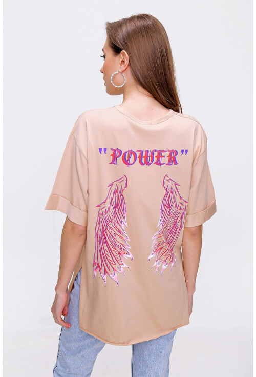 4297 League Baskılı T-Shirt
