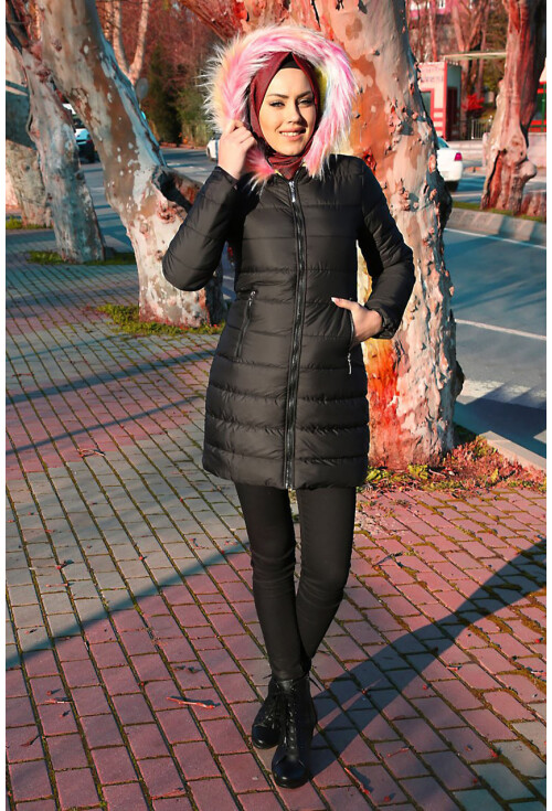 5053 Kürklü Şişme Mont