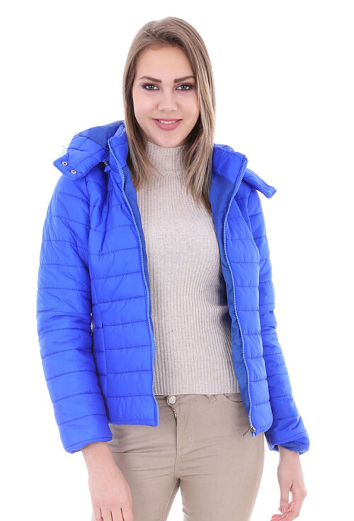 5057 Kapşonu Kürklü Şişme Mont