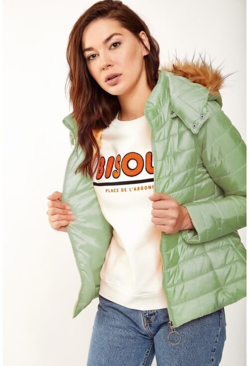 5083 Kapşonlu Şişme Mont